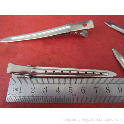 Manufacturer Supply 9cm Long Metal Hair Alligator Clips